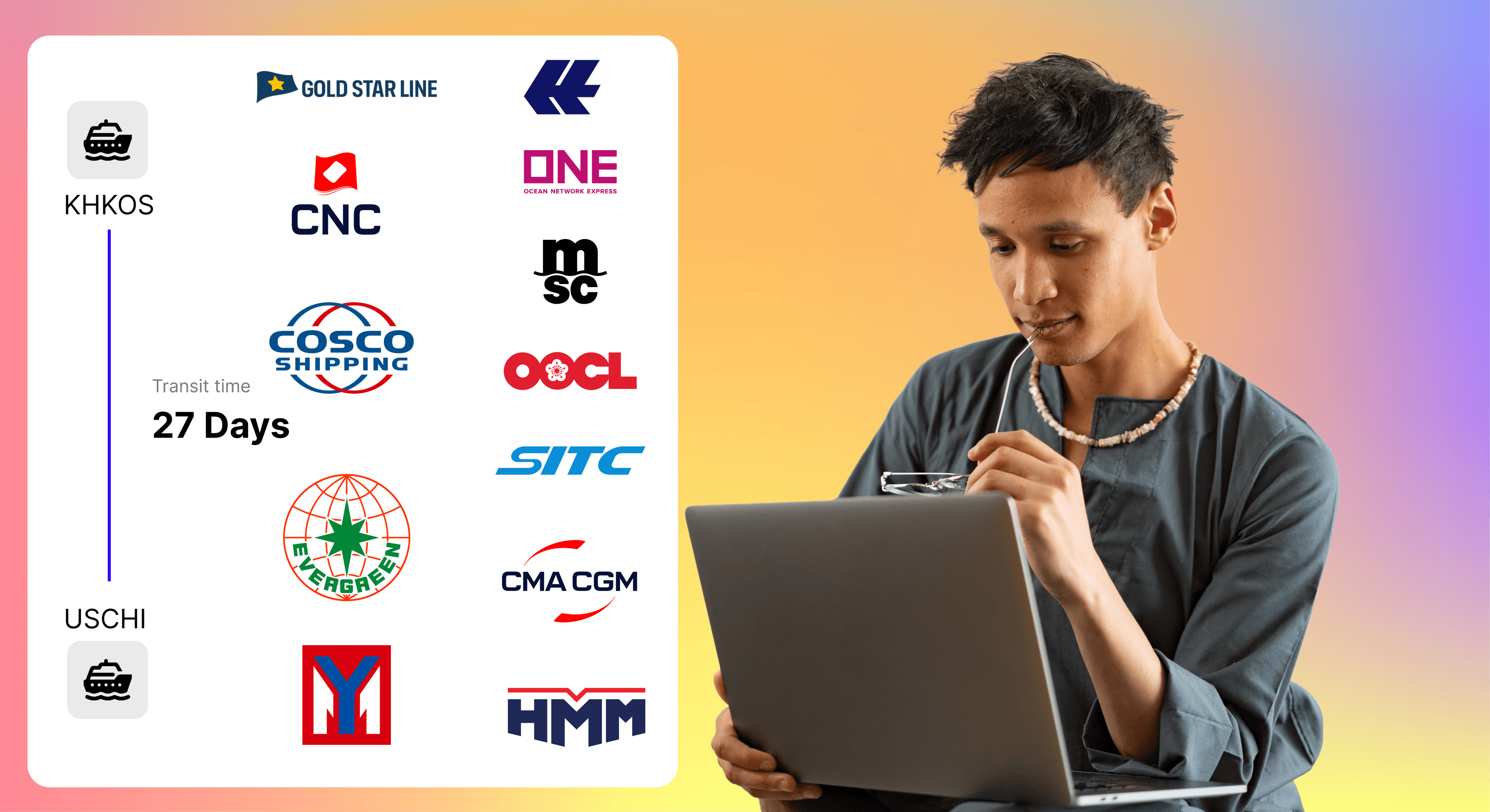 Orbex Data custom logistics dashboard